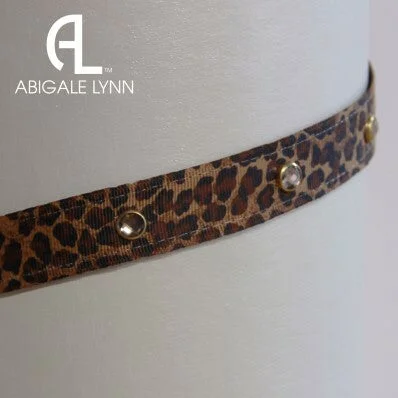 Abigale Lynn Visor Band - Leopard