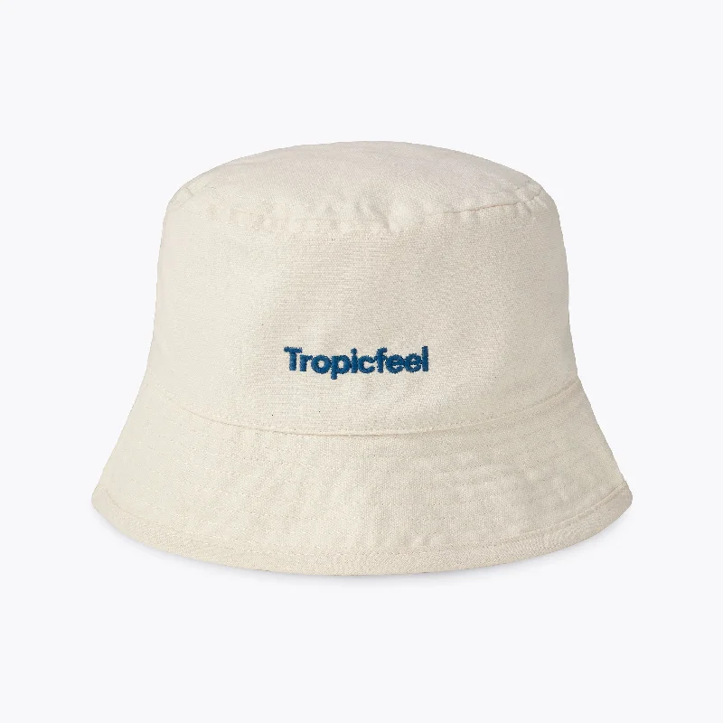 OOO Find me Underwater Bucket Hat Cream White